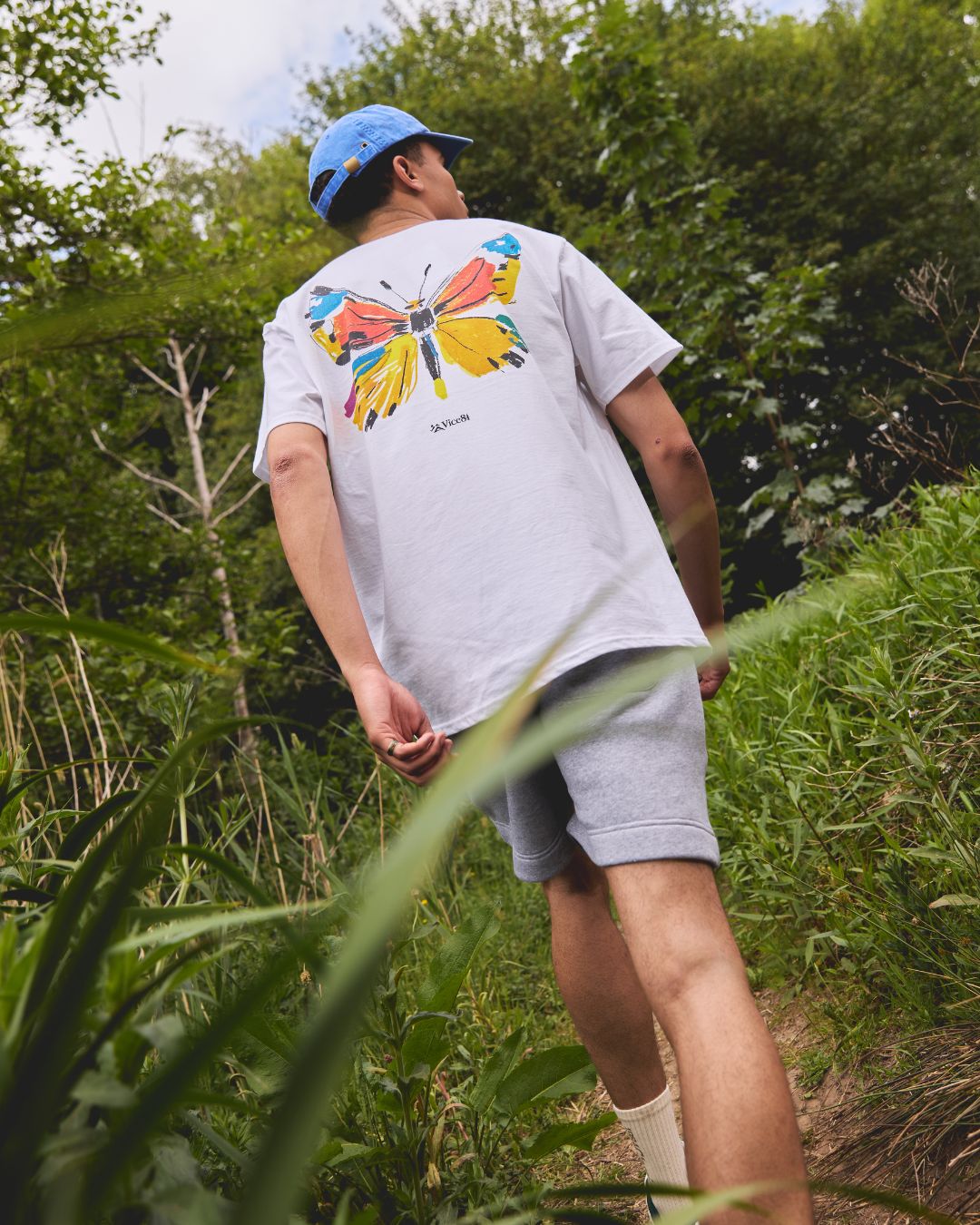 Vice 84 'Butterfly' Tee - White