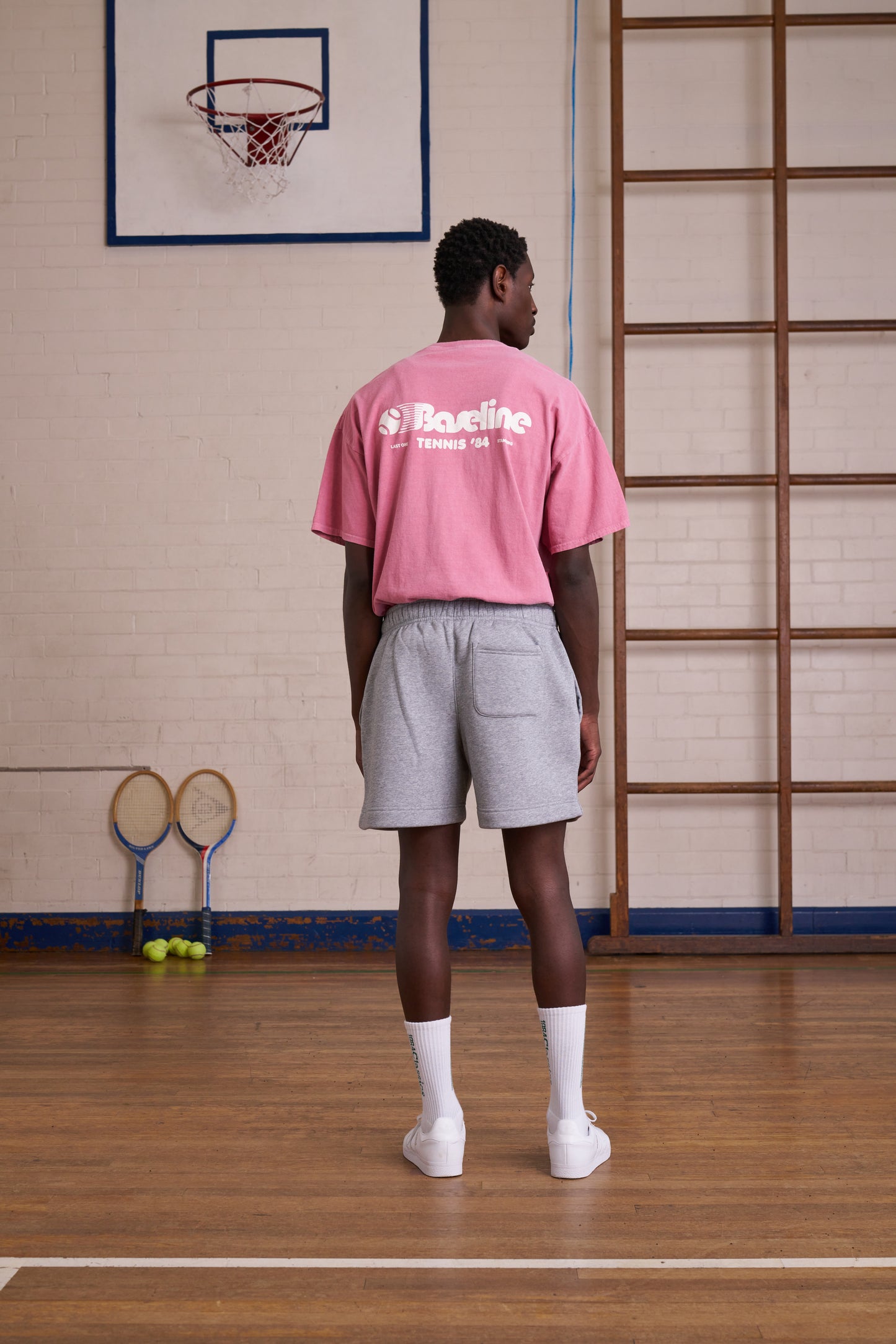 Vice 84 *10 Years Of* 'Baseline' Tee - Vintage Washed Pink