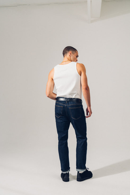 A Thousand Futures 'Lucky' Embroidered Jeans - Indigo