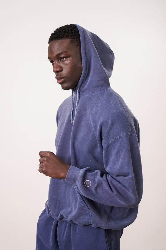 Essentials Vintage Washed Hoodie - Navy