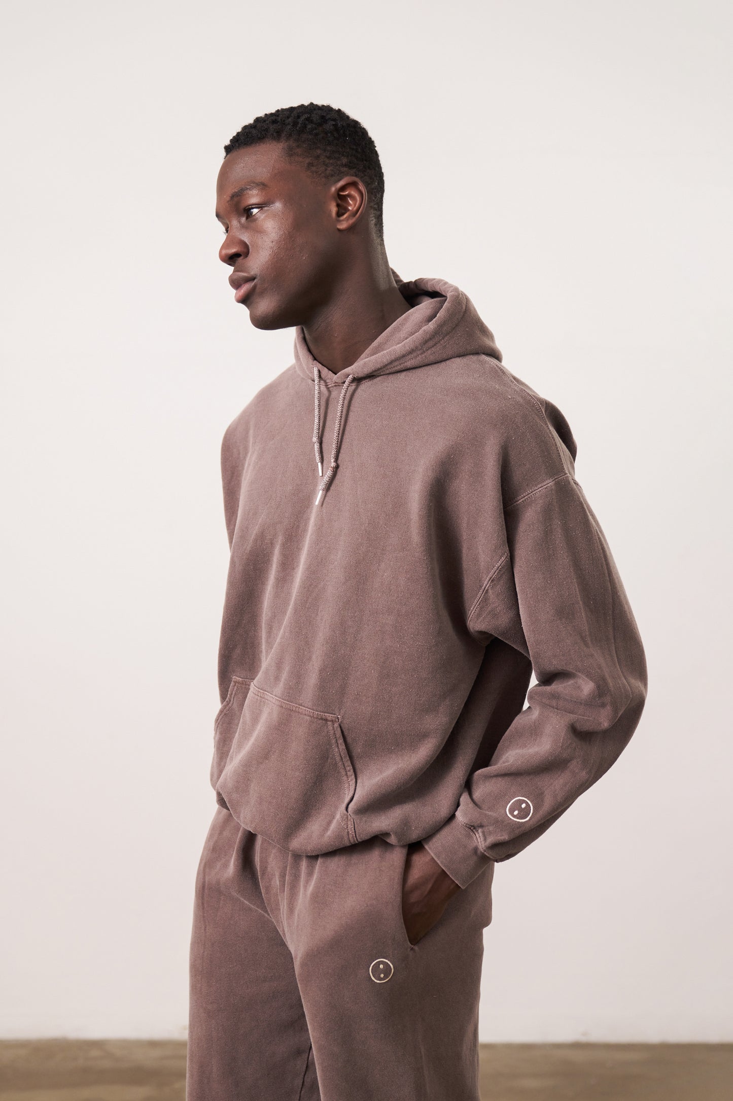 Essentials Vintage Washed Hoodie - Cocoa