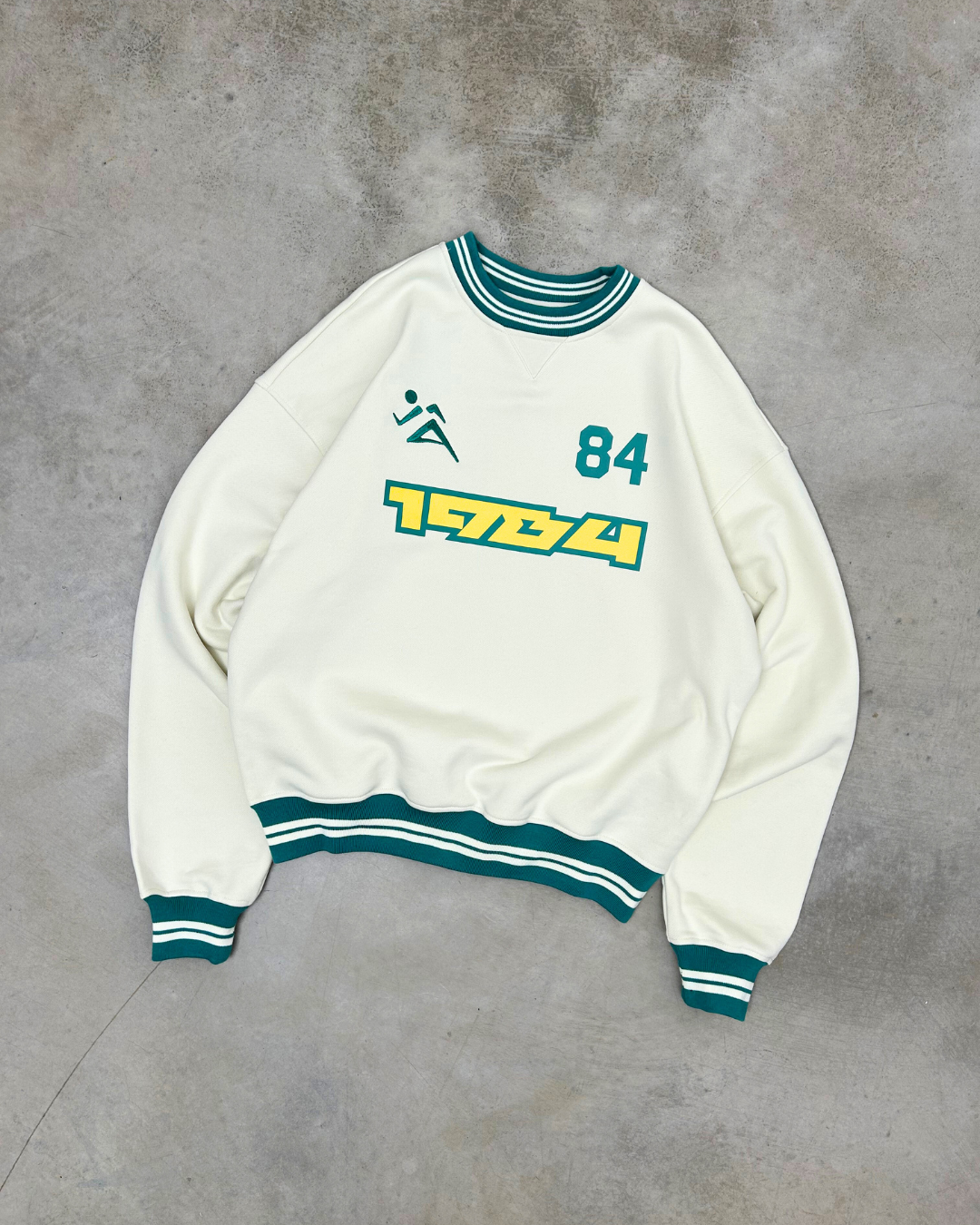 Vice 84 'Played in 1984' Heavyweight Sweater - Ecru