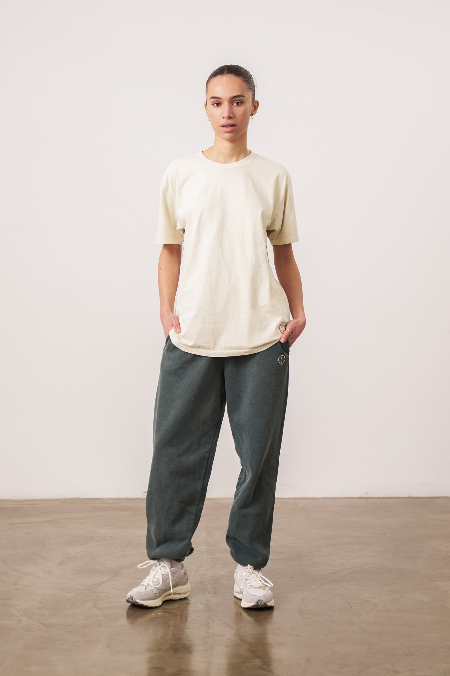 Essentials Vintage Washed Tee - Ivory