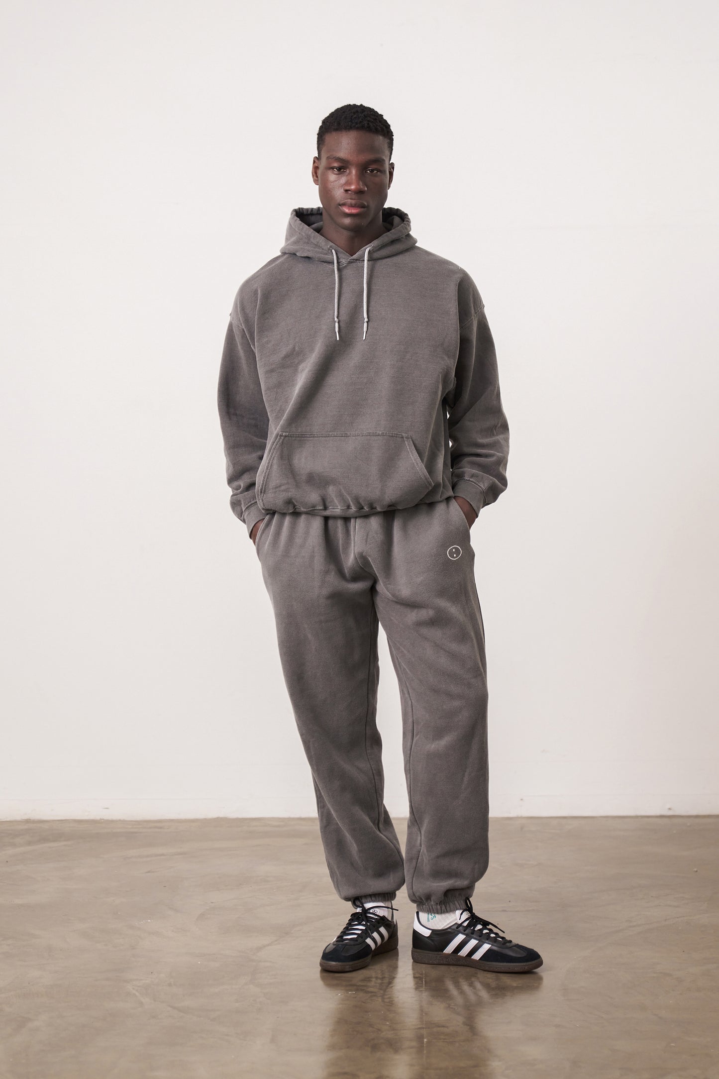 Essentials Vintage Washed Joggers Charcoal UN IK Clothing