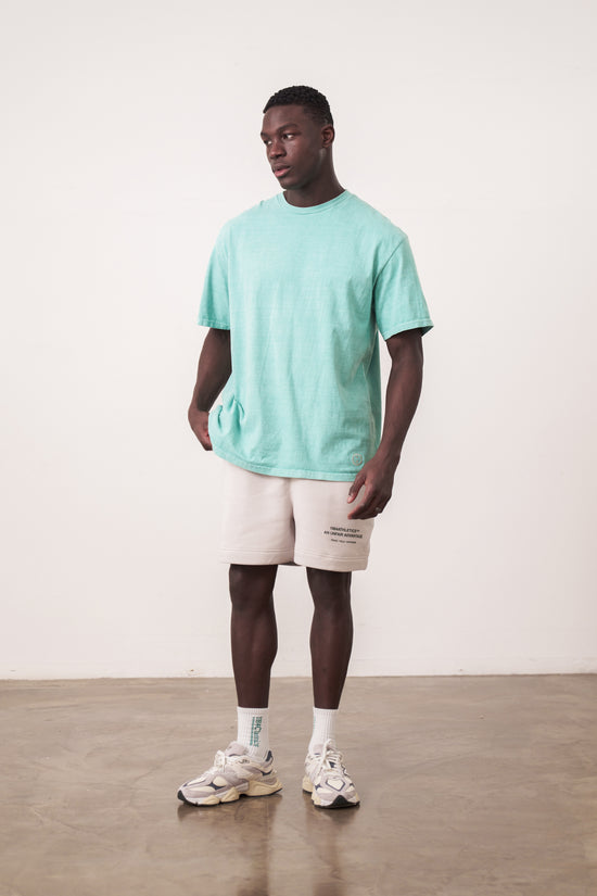 Essentials Vintage Washed Tee - Seafoam