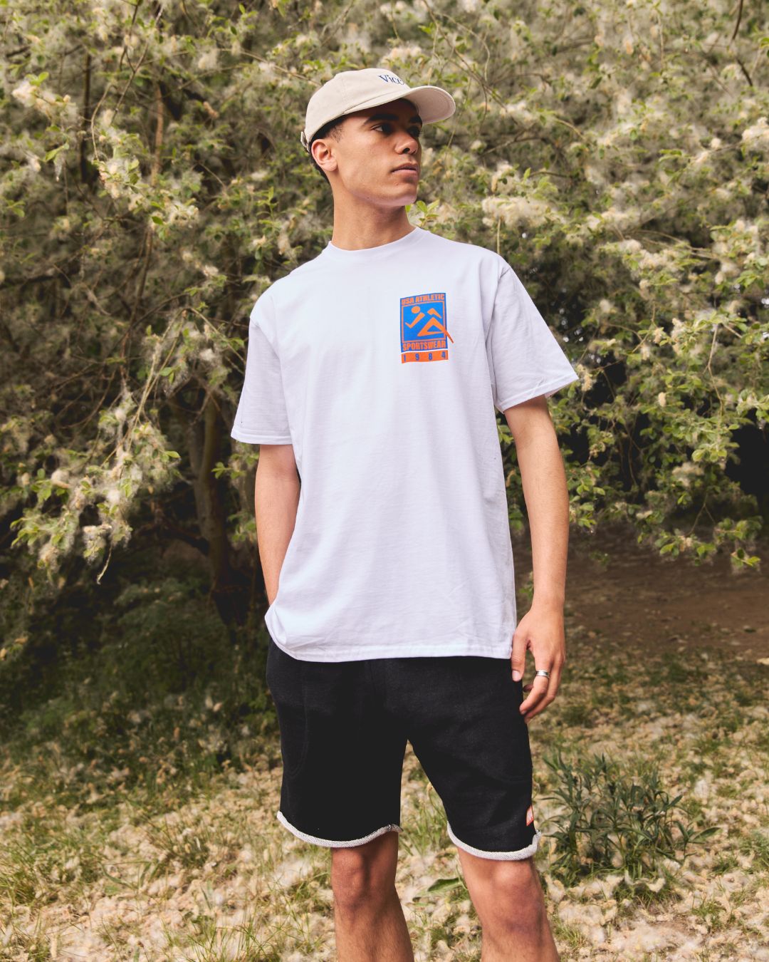 Vice 84 'Sports & Social Club' Tee - White