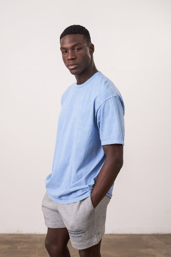 Essentials Vintage Washed Tee - Powder Blue