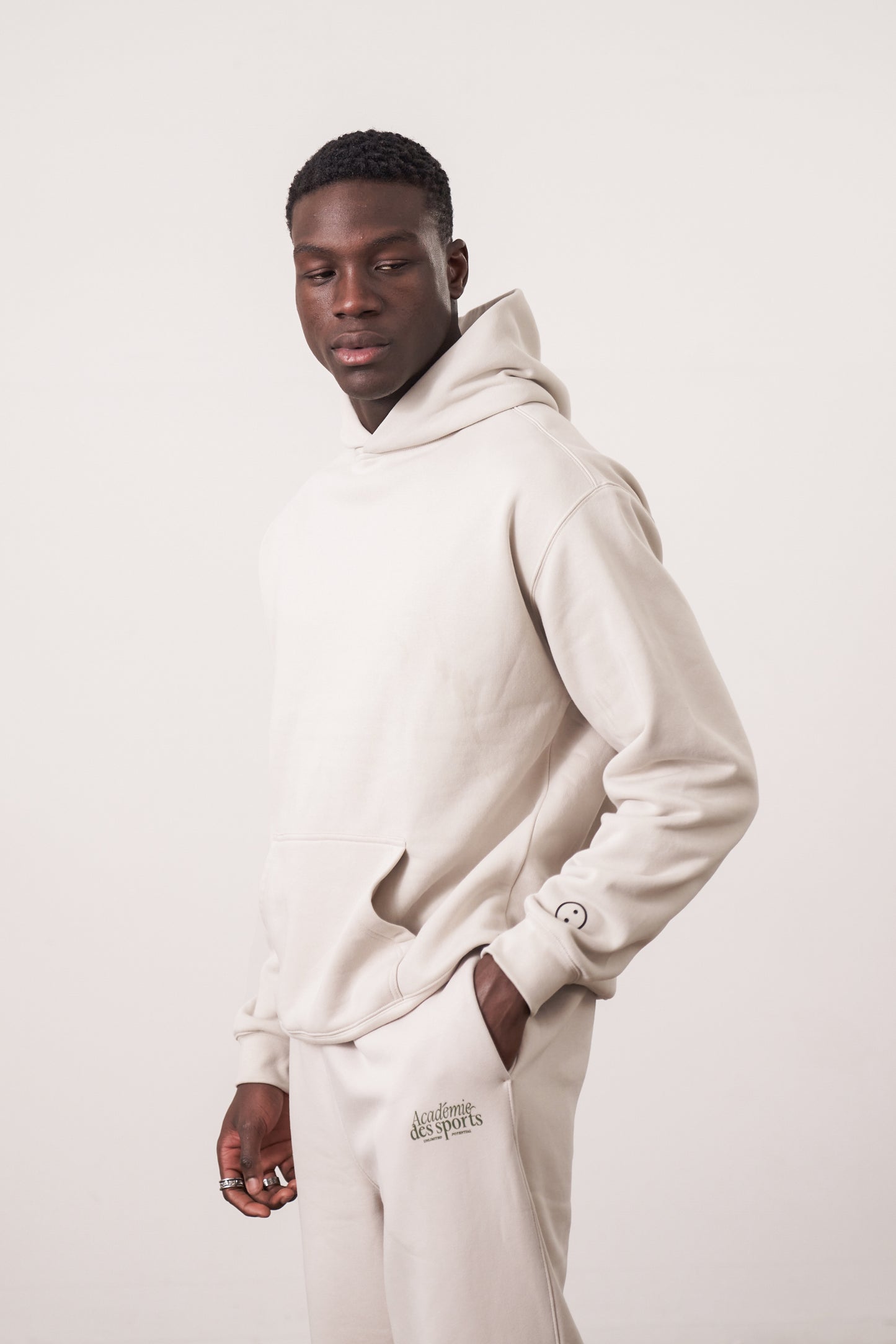 Essentials Premium Hoodie - Bone