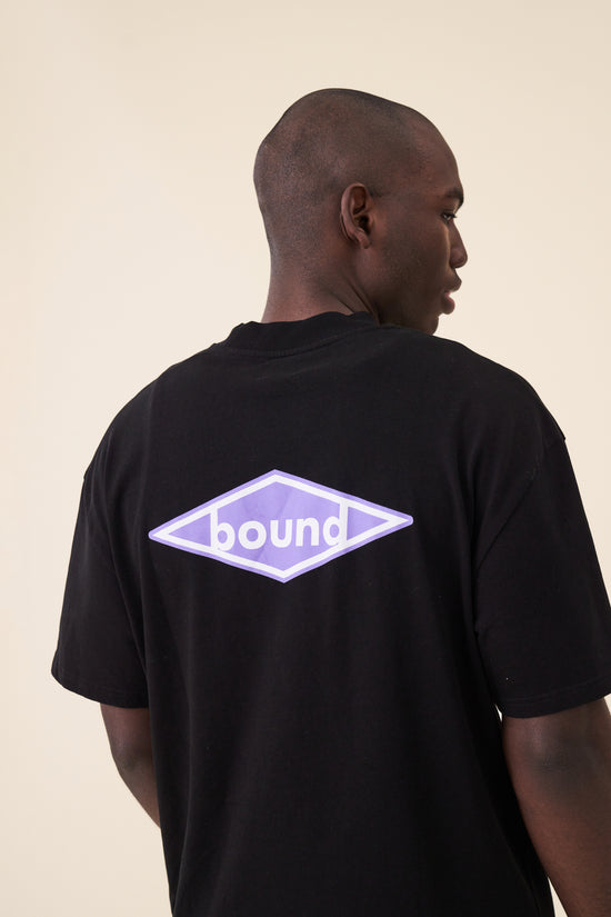 bound 'Diamond' Tee - Black