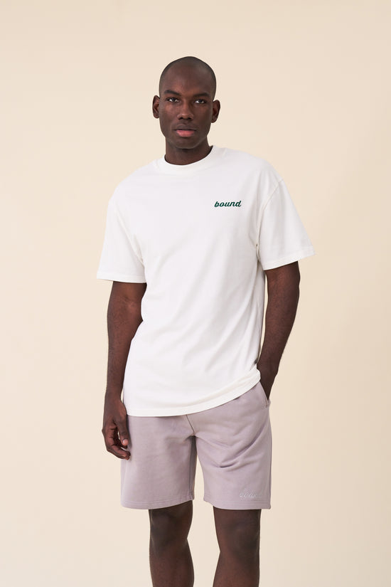 Load image into Gallery viewer, bound &amp;#39;Hatch&amp;#39; Tee - Ecru
