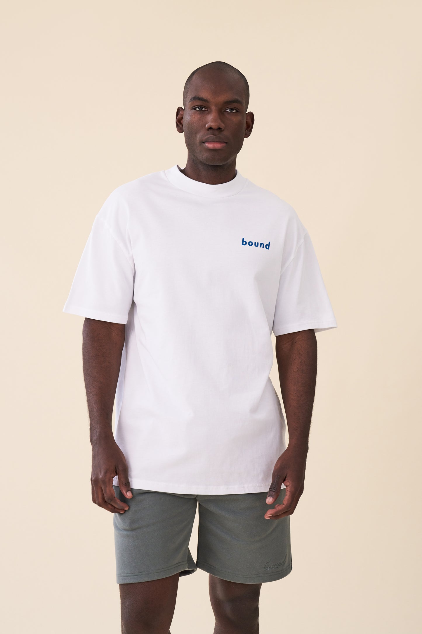 bound 'Diamond' Tee - White