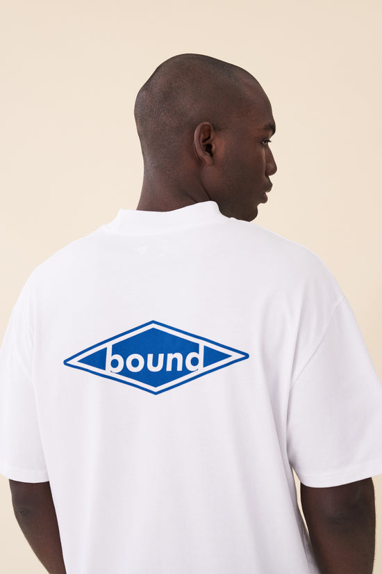 bound 'Diamond' Tee - White
