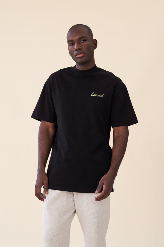 Load image into Gallery viewer, bound &amp;#39;Porto Azulejos&amp;#39; Tee - Black
