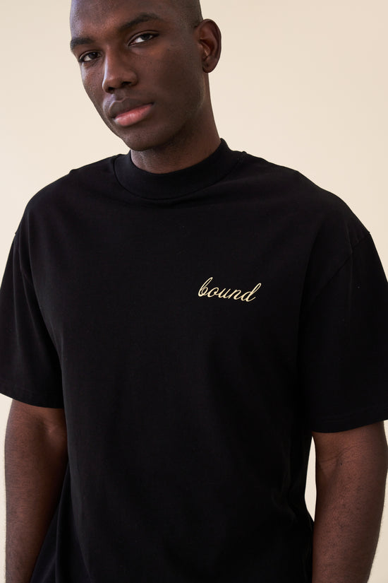 Load image into Gallery viewer, bound &amp;#39;Porto Azulejos&amp;#39; Tee - Black
