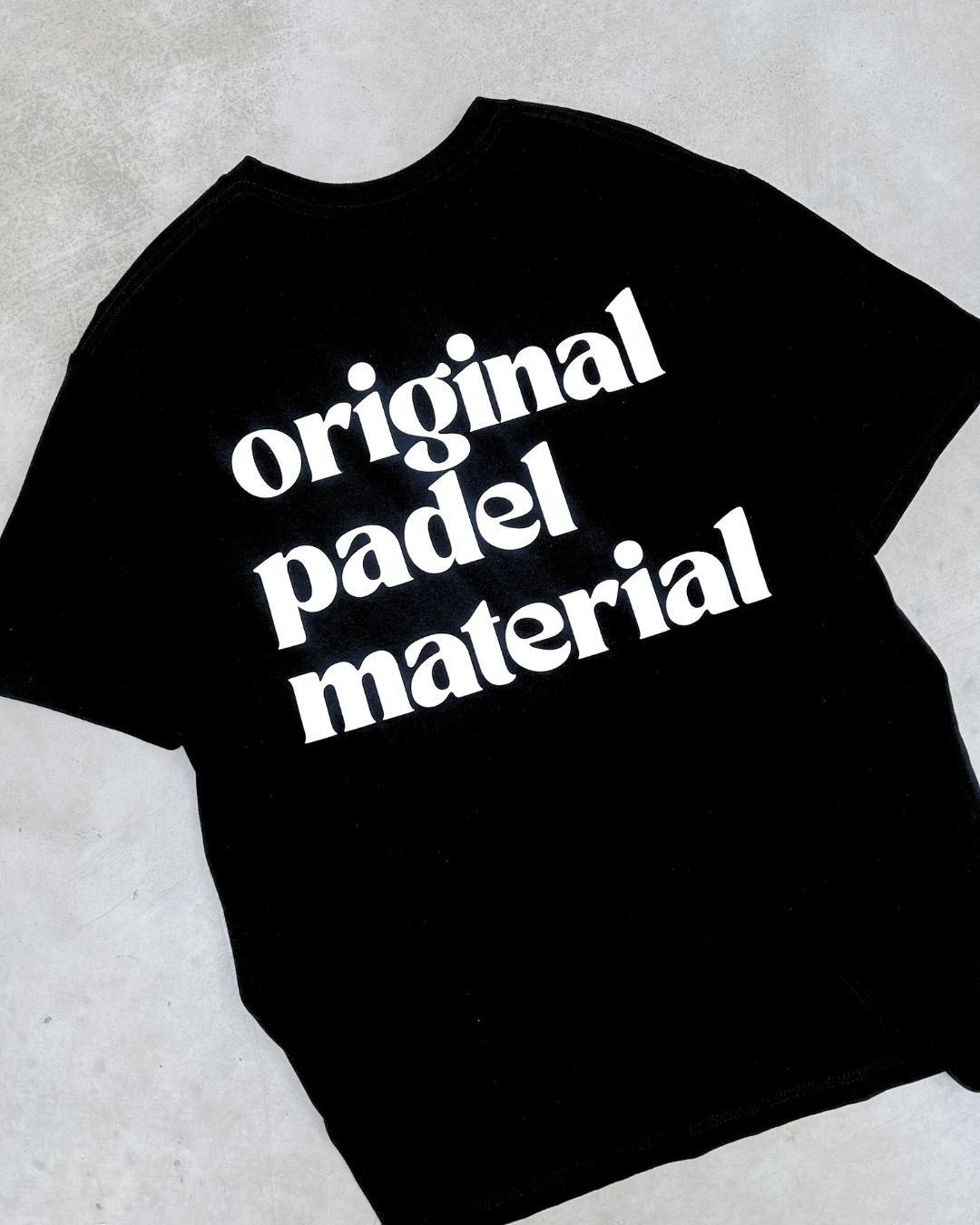 Club de Padel 'Original Padel Material' Tee - Black