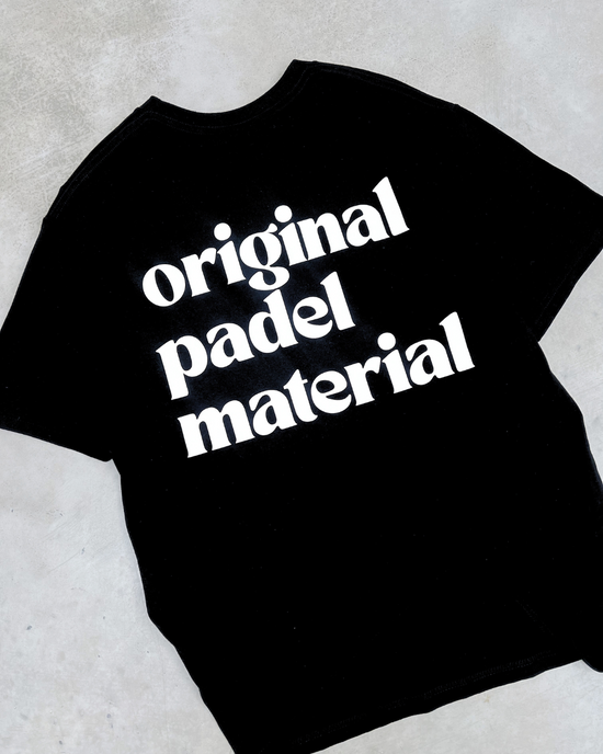 Club de Padel 'Original Padel Material' Tee - Black