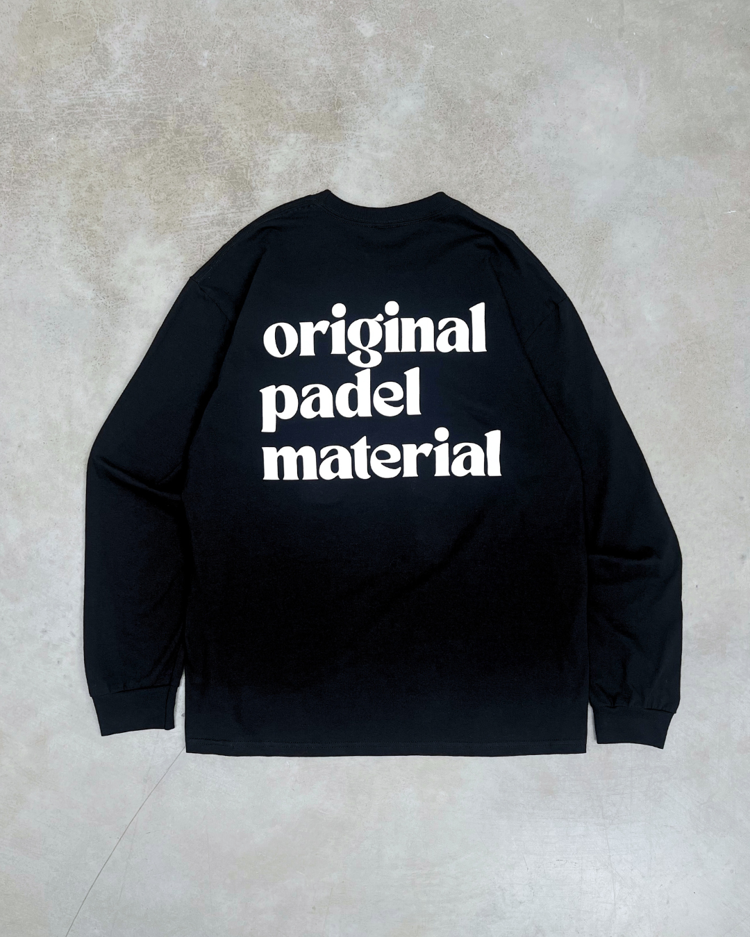 Club de Padel 'Original Padel Material' Longsleeve Tee - Black