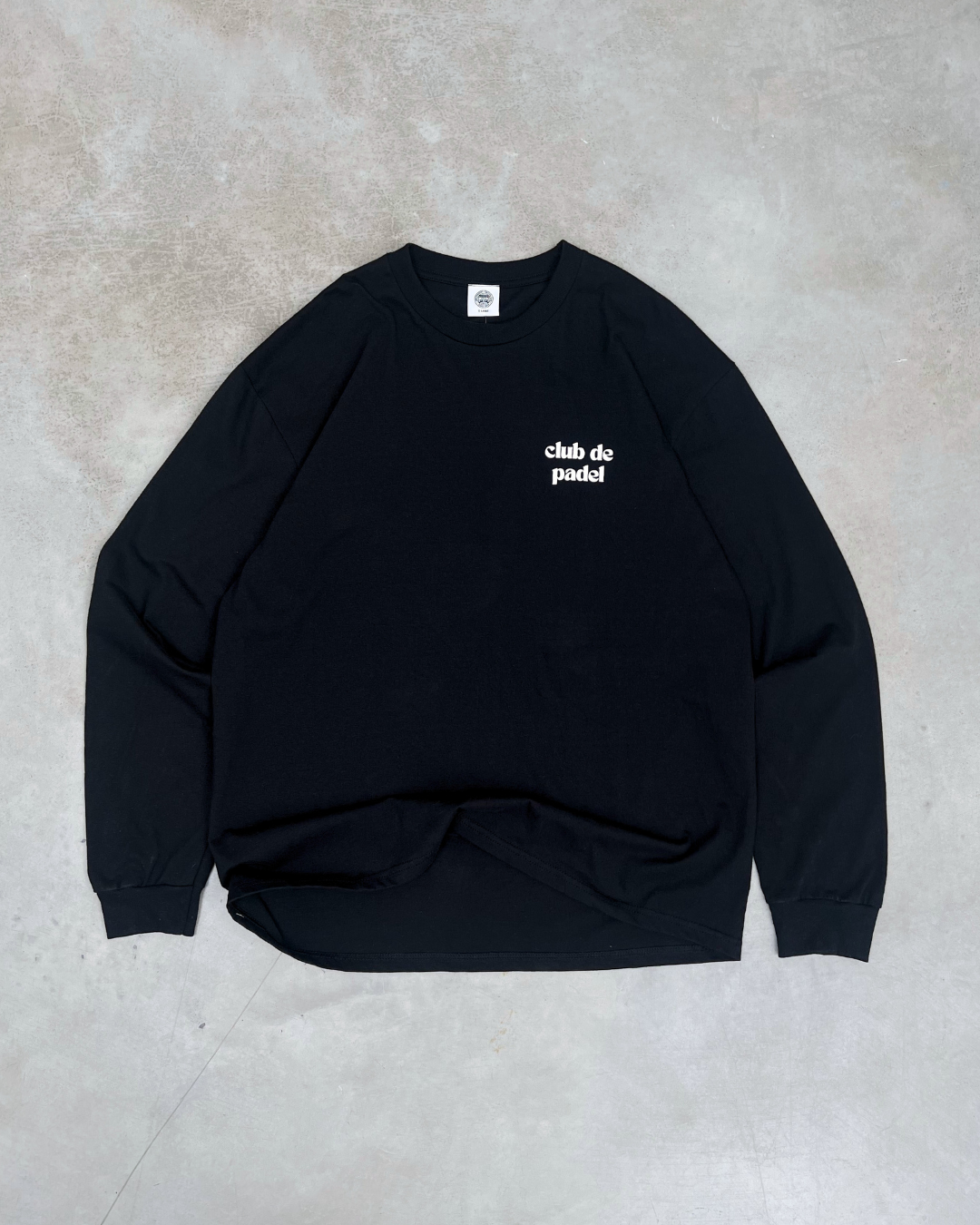 Club de Padel 'Original Padel Material' Longsleeve Tee - Black