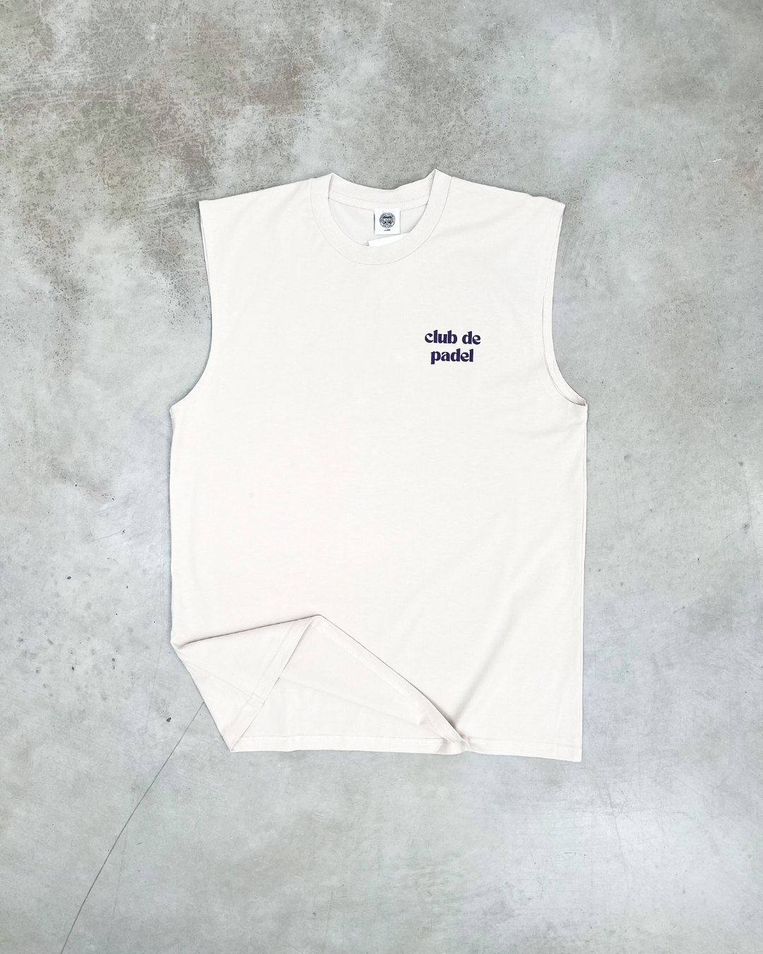 Club de Padel 'Heritage' Active Tank - Ecru