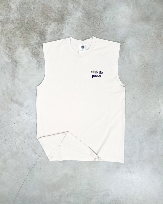 Club de Padel 'Heritage' Active Tank - Ecru