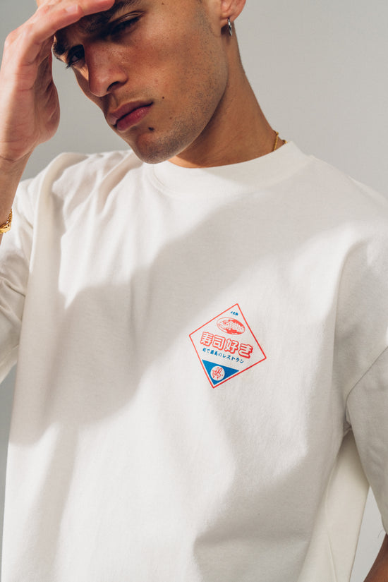 A Thousand Futures 'Sushi Lover' Tee - Vintage White