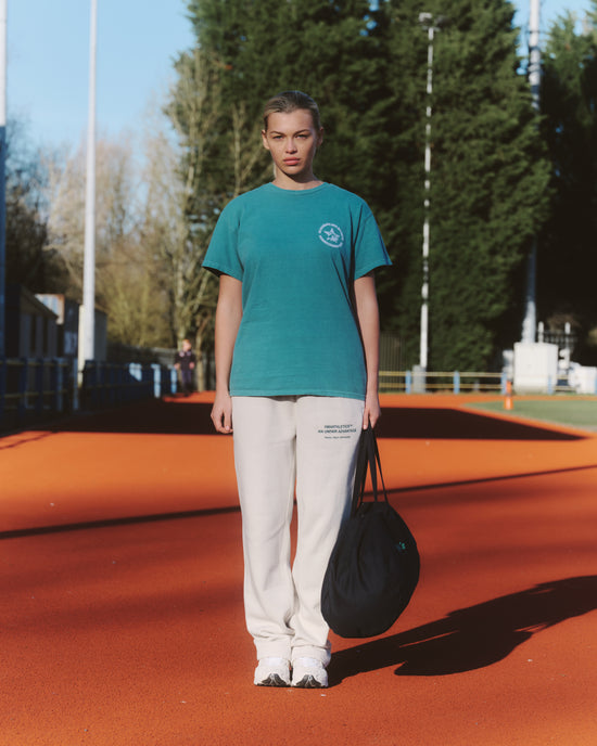 Vice 84 'Athletics' Cuffless Joggers - Bone