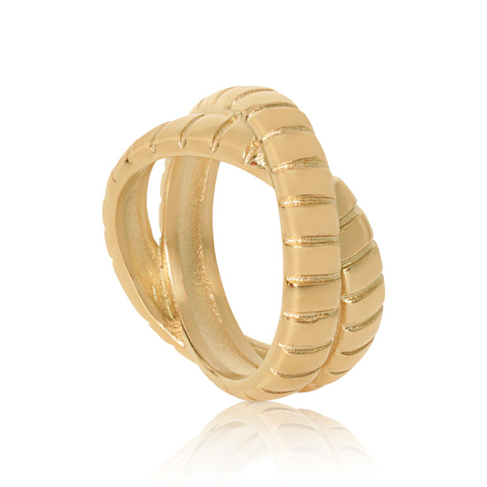 Dual Infinite Ring - Gold