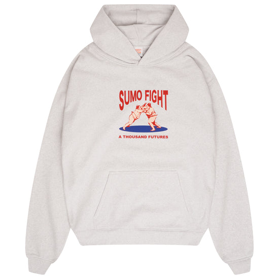 A Thousand Futures 'Sumo Fight' Hoodie - Ash