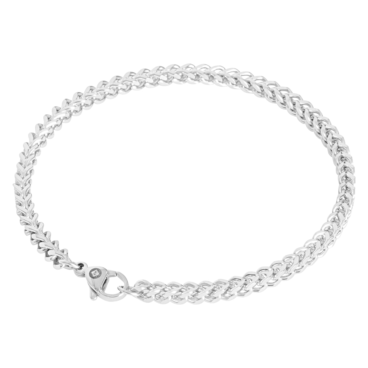 Franco Chain Bracelet 4mm - Silver