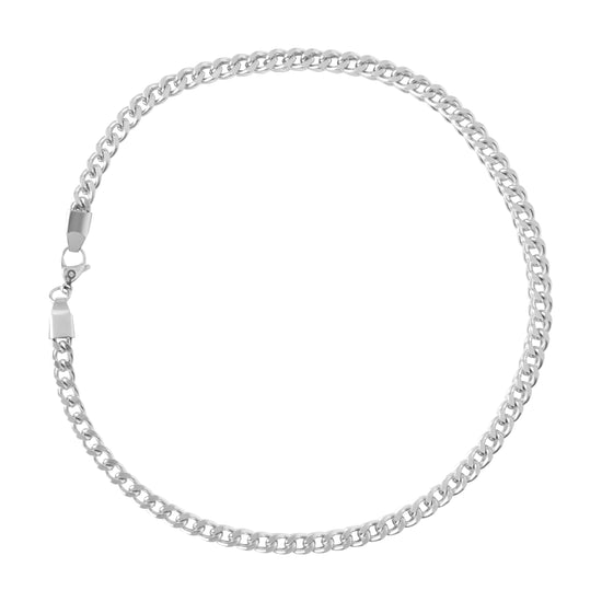 Franco Chain Bracelet 4mm - Silver