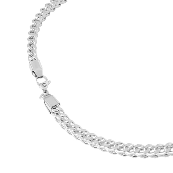 Franco Chain Bracelet 4mm - Silver