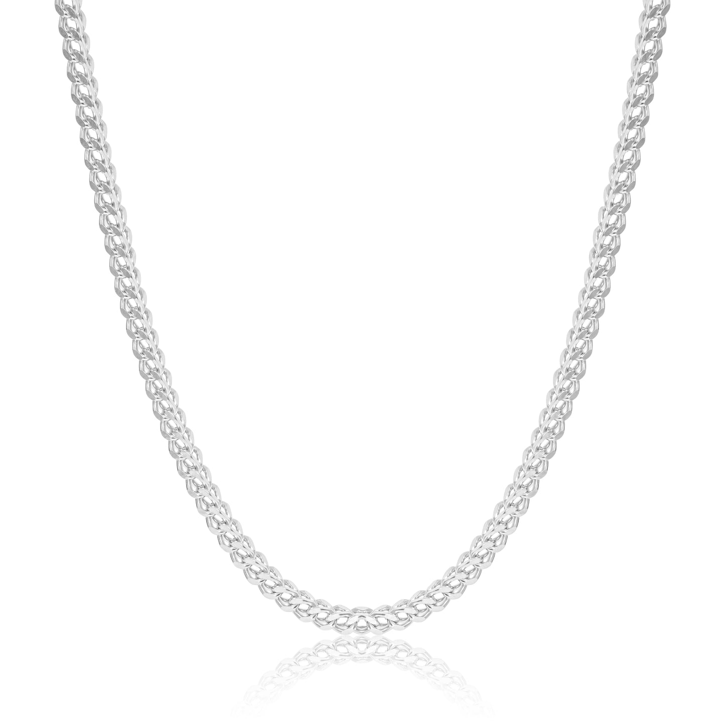 6mm silver franco on sale chain