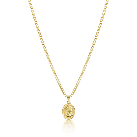 Centurion Pendant Necklace - Silver / Gold