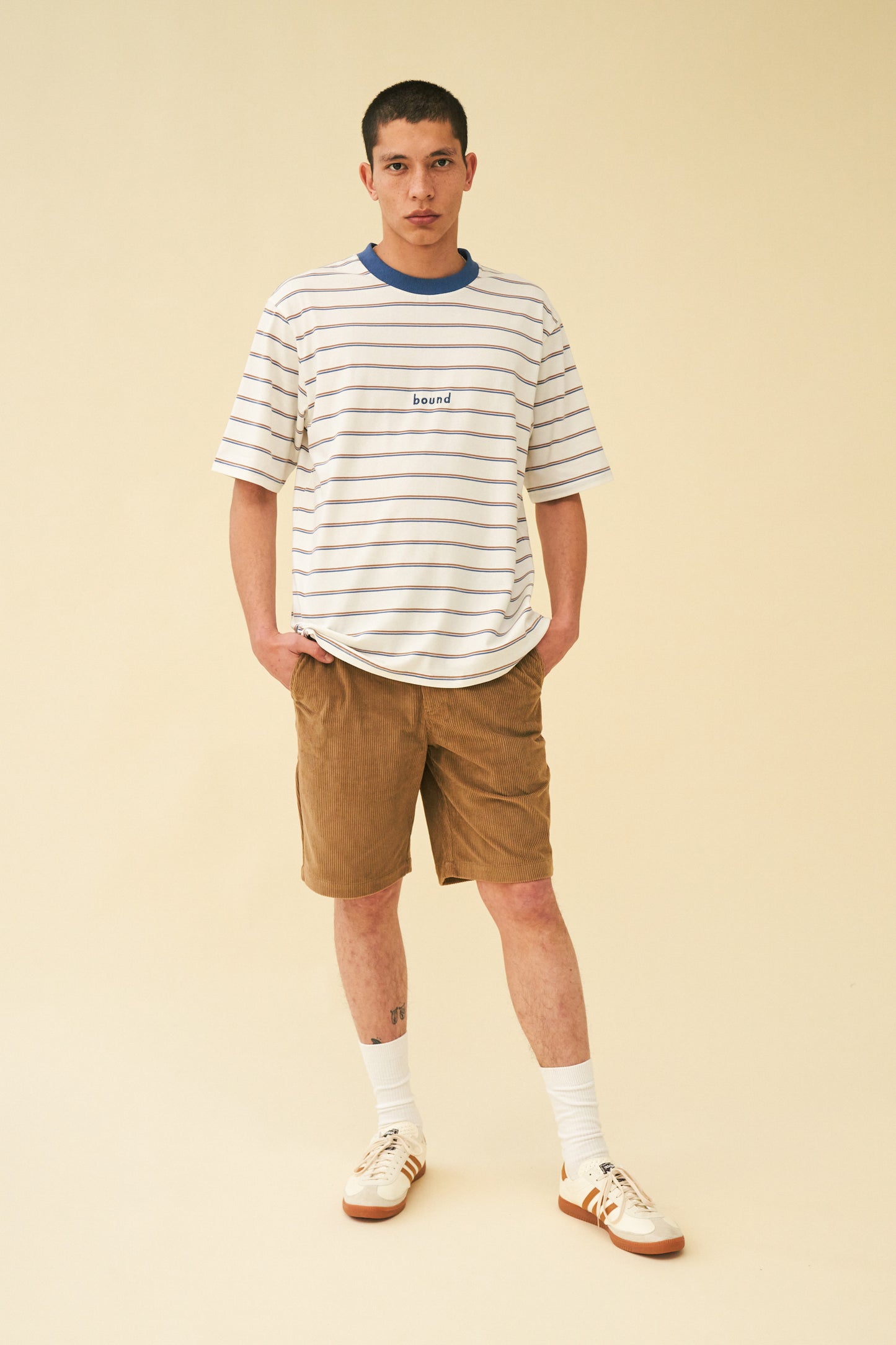 bound 'White Stripe' Tee