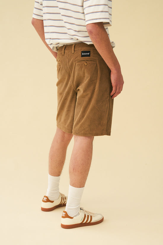 bound 'Fox Brown' Cord Shorts