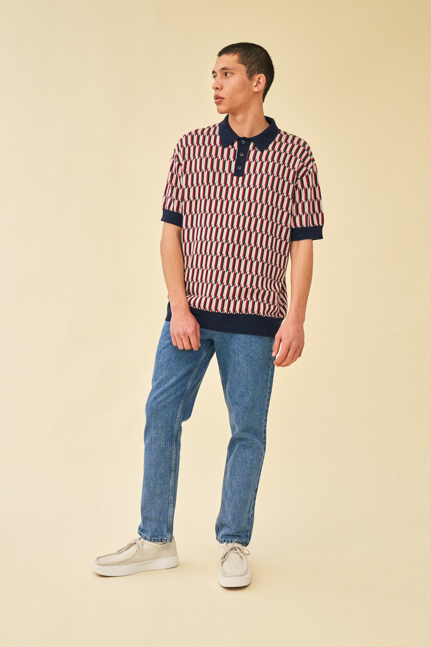 bound 'Riviera' Knit Polo