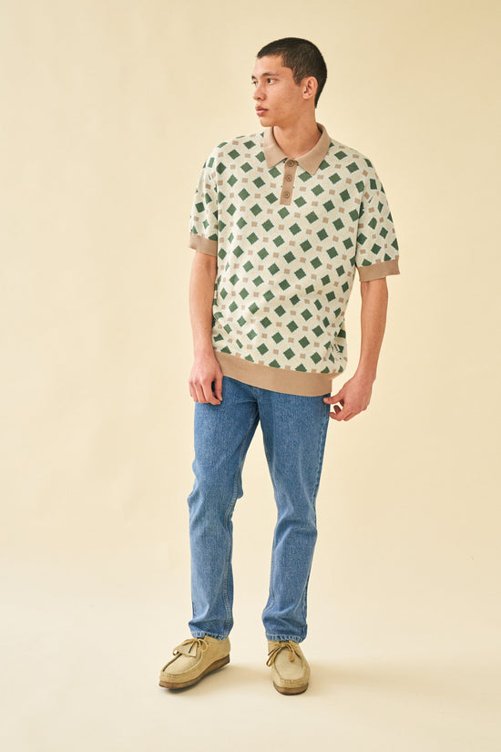 Load image into Gallery viewer, bound &amp;#39;Matera&amp;#39; Knit Polo
