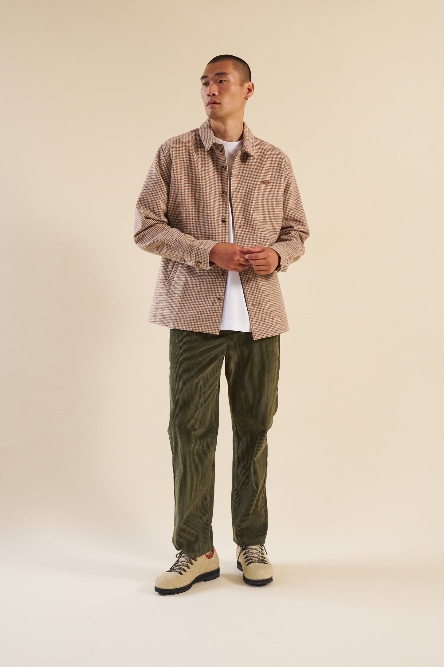 bound Maxim Dogtooth Wool Coach Jacket