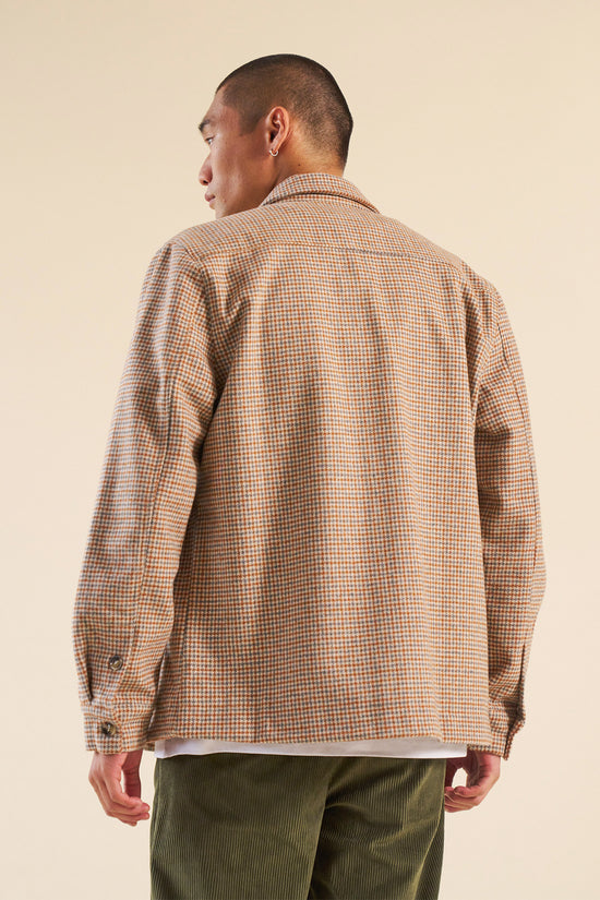 bound Maxim Dogtooth Wool Coach Jacket