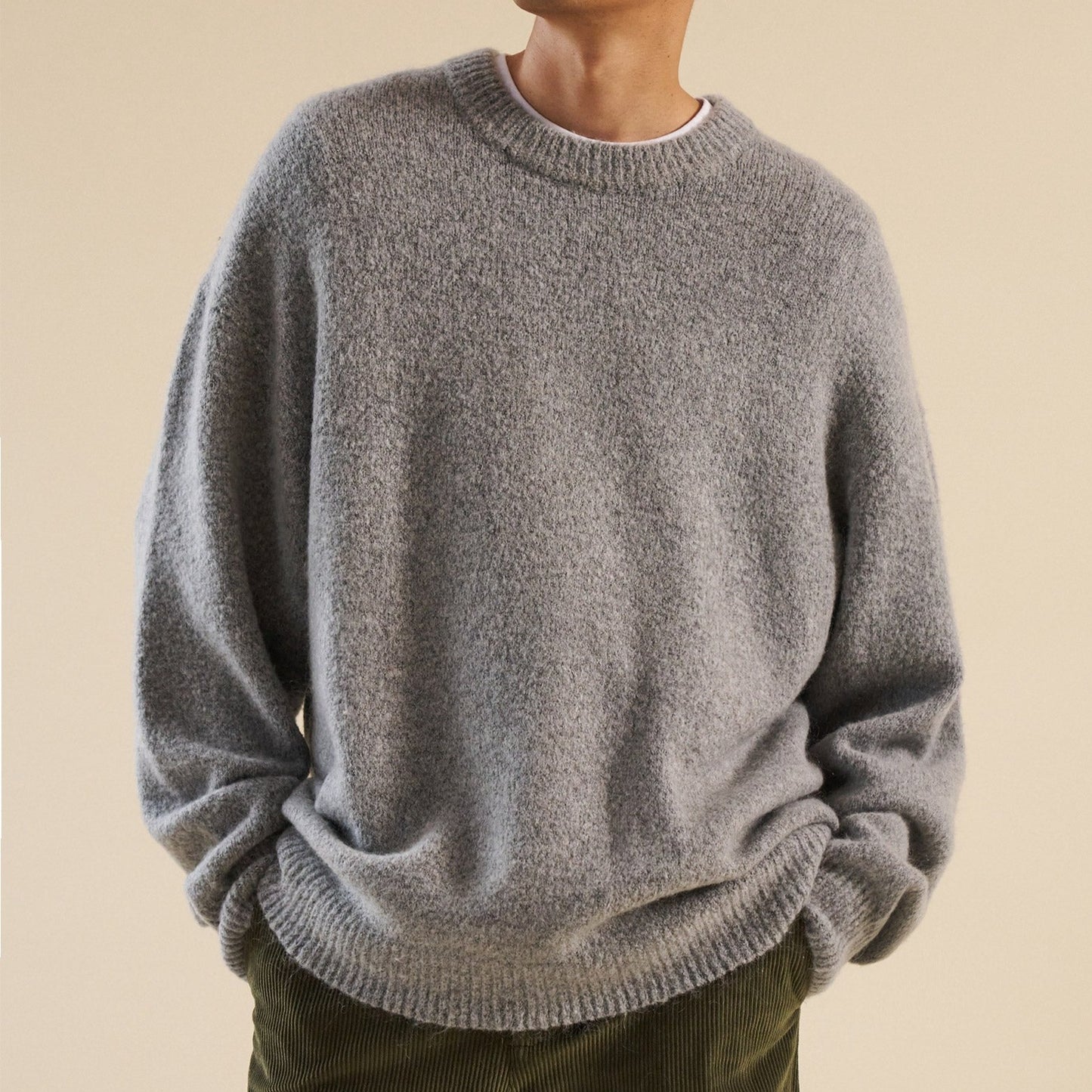 Grey mohair sweater 2025