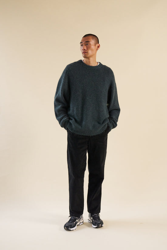 Load image into Gallery viewer, bound &amp;#39;Midnight Black&amp;#39; Cord Trousers

