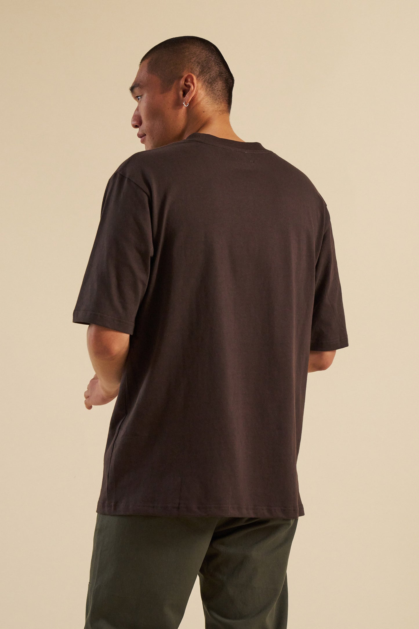 bound Oak Brown Script Tee