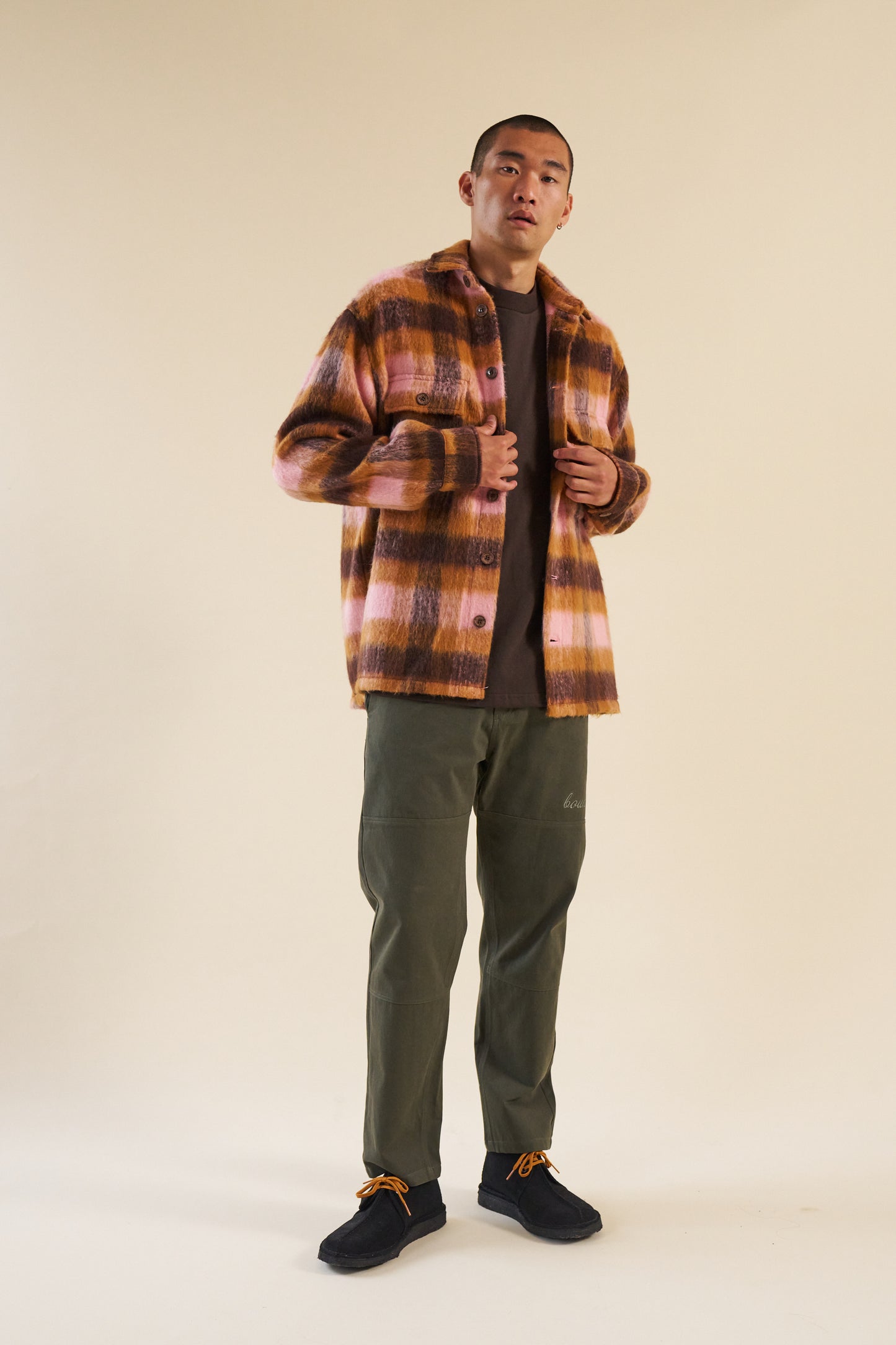 bound 'Maple' Brushed Check Flannel Shirt