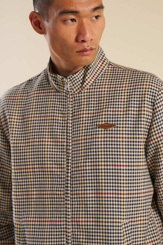 bound Shaun Houndstooth Harrington Jacket