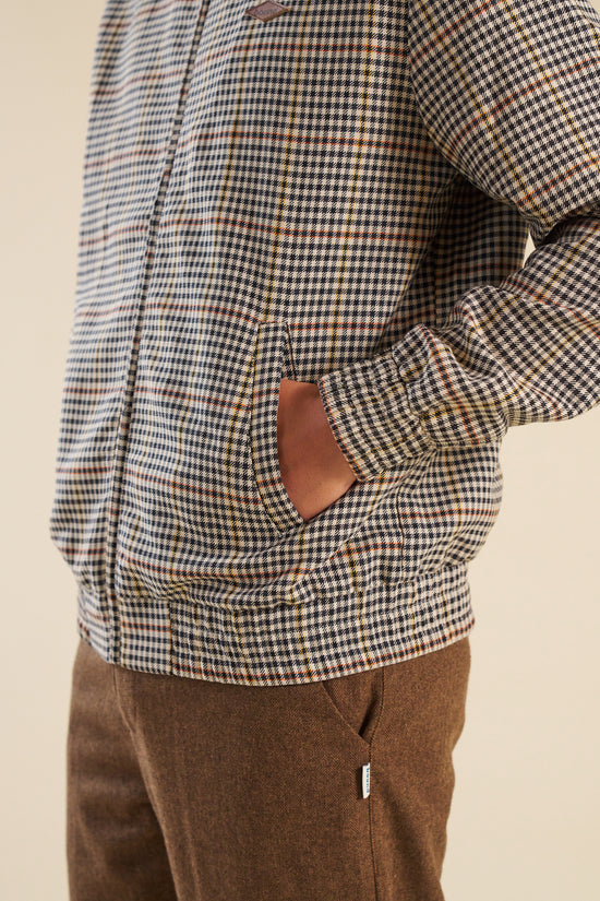 bound Shaun Houndstooth Harrington Jacket