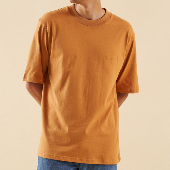 bound Burnt Orange Script Tee