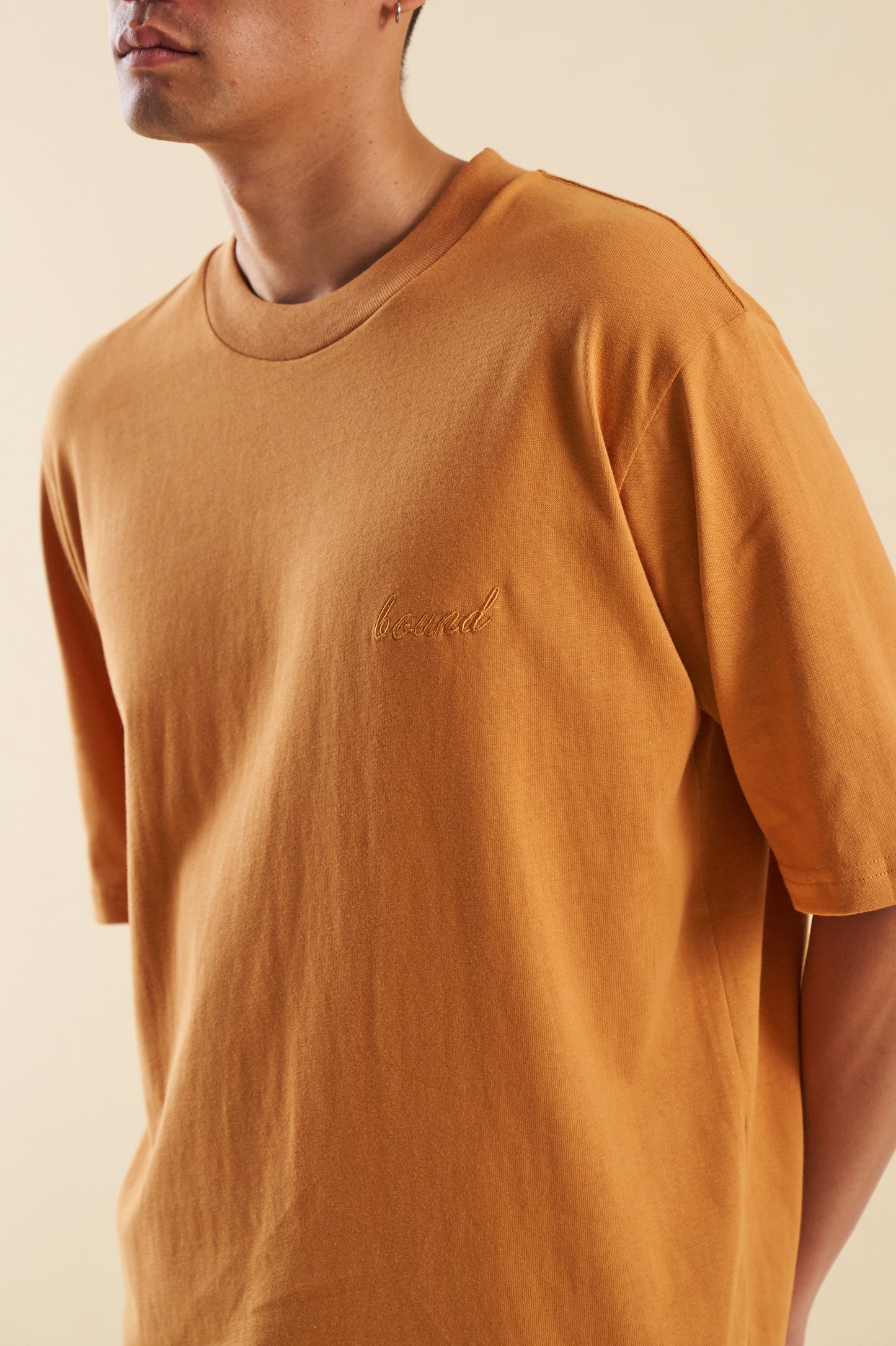 bound Burnt Orange Script Tee