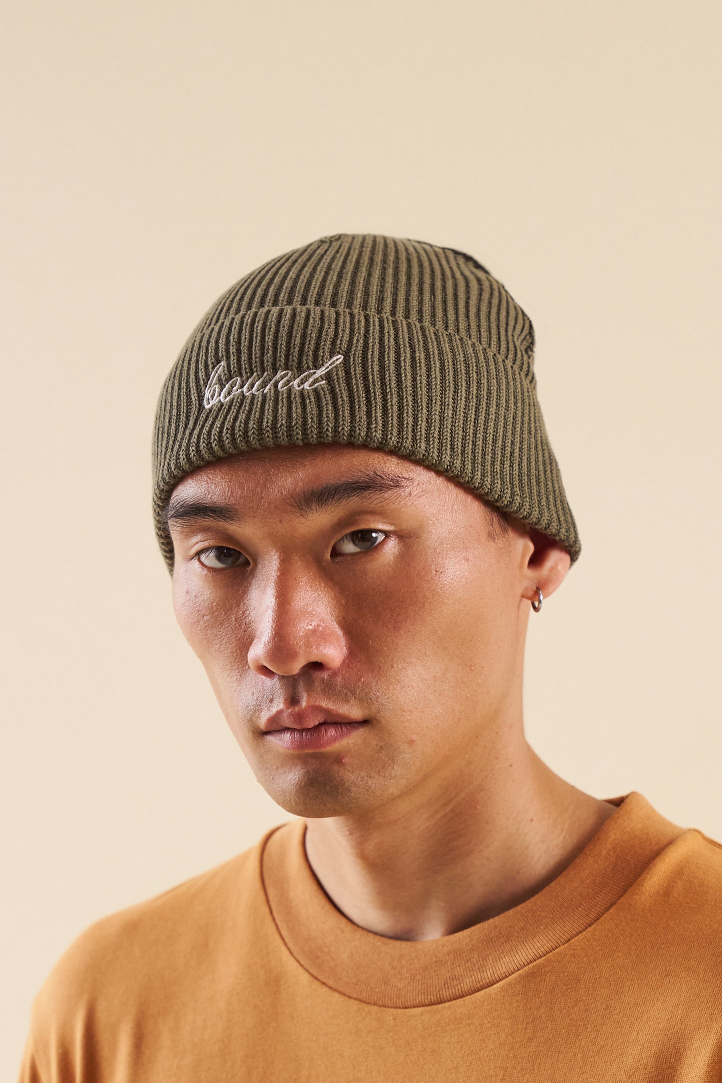 bound 'Farnley' Fisherman Ribbed Organic Beanie