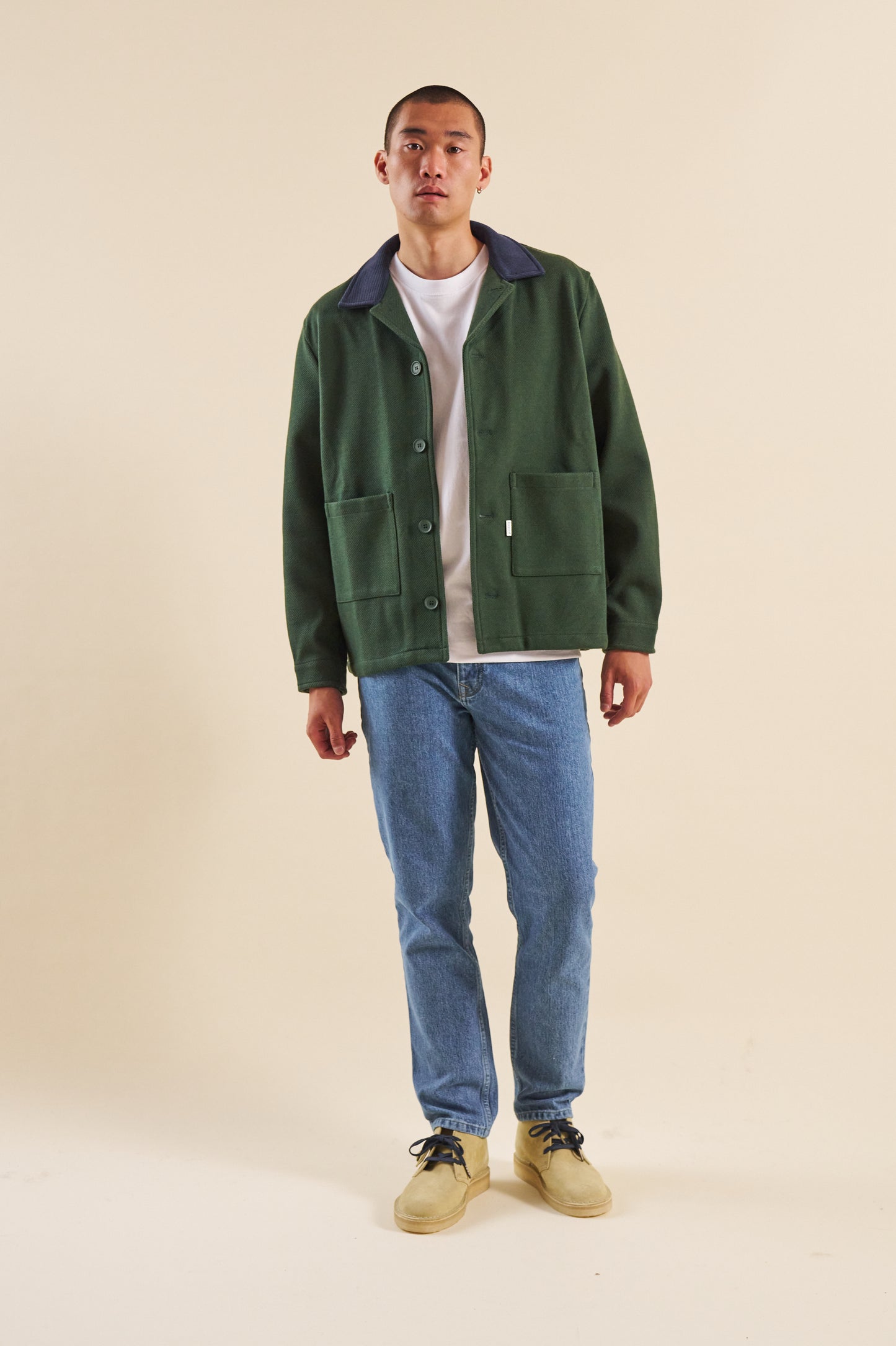 bound Itsuku Green Heavy Overshirt
