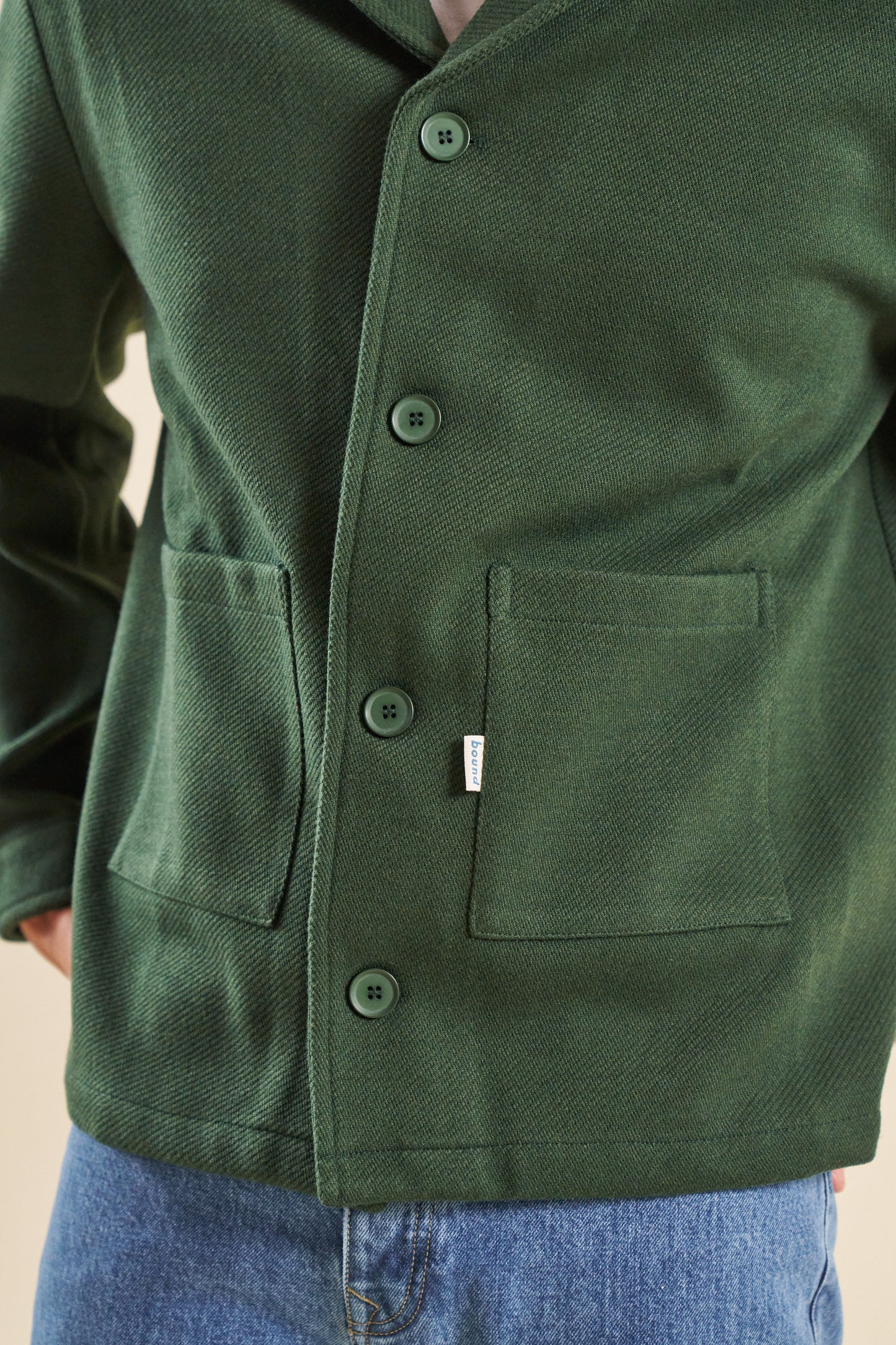bound Itsuku Green Heavy Overshirt